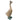Large Grey Duck Ornament with Spotty Wellies - 38.5cm