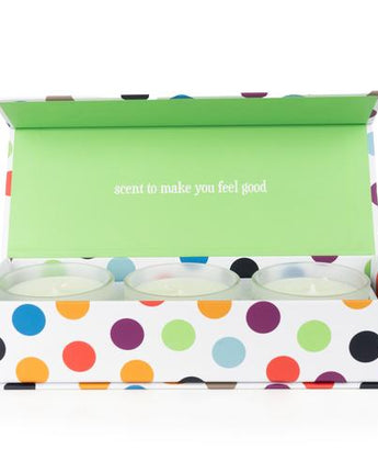 Brights Collection “Celebrate” Scented Luxury Candle Trio