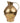Antique Gold Metal Jug