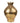 Antique Gold Metal Jug