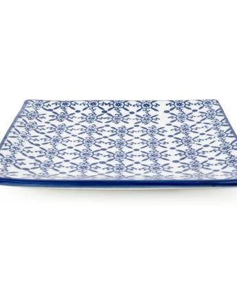Blue & White Artisan Ceramic Side Plate