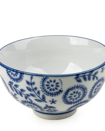 Blue & White Deep Round Bowl