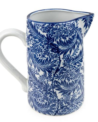Large Blue & White Milk Jug
