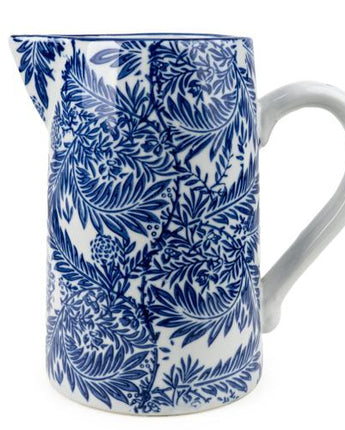 Large Blue & White Milk Jug