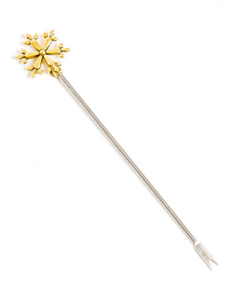 Set of 4 Snowflake Cocktail Sticks