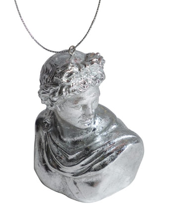 Silver Artemis Bust Hanging Decoration