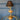 Antique Gold Flamingo Lamp W/Black Shade