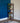 Corner Elegance: Oak Freestanding 4-Shelf Unit with Metal Accents