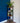 Corner Elegance: Oak Freestanding 4-Shelf Unit with Metal Accents
