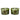 Two green candles with golden pagodas and peacock design and 'Candlelight' text on a white background