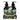 Two bottles of hand lotion and hand wash with peacock design packaging on a white background