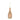 Decorative champagne bottle ornament with glitter and 'Champagne' text on a white background