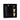 Black hip flask set with silver components in a black box on a white background