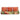 Set of three red candles in a decorative box with apple design