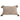 Cream pillow with tassels on a white background