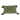 Green cushion with tassels on a white background
