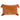 Orange pillow with tassels on a white background