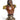Gentry Sculpture Gorilla Bust Red
