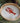 Mango wood round tray with lobster inlay