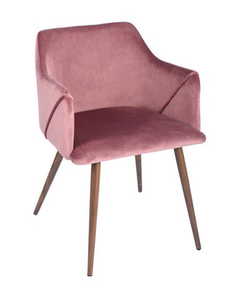 Set of 2 Aldridge Dining Chair in Rose