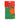 Green kitchen apron with red tomato design on it, in its packaging on white background.