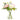 Clear glass vase with pink and white flowers on a white background