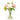 Bouquet of pink and white flowers in a clear glass vase on a white background