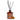 An amber-coloured oud diffuser with black reeds and a botanical birds design, on a white background