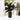 Chic Contrast: Small Black and Cream Cylinder Vase