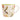 White bone china mug with green bird design