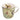 Green bone china mug with bird motif on white background