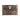 A rectangular wooden crate made of dark brown stained planks with a white heart-shaped cutout