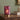 Candle lamp fig and pomegranate candle lamp with patterned glass shade, styled in a home setting alternate view 2