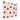 christmas cushion: product image of the 45cm red and white embroidered santa hat cushion