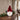 christmas gnome: lifestyle view 1 of the 25cm standing paper gonk decoration styled in a festive home setting