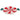 christmas plate: product image of the 28cm large candy plate in red, white and green