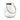 Clear glass lantern with a rope handle on a white background