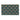 Coir Art Deco Doormat featuring geometric fan design in teal and natural coir tones