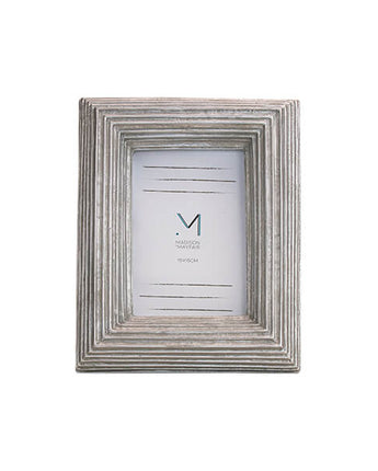 Vintage Silver Spiral Photo Frame