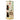 Cylindrical candle gift set packaging with artistic design and text on a white background