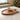 Dinner tray oval mango wood dinner tray with gold fruit detailing, styled in a home setting