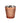 Orange and Cinnamon Scented Candle in a Textured Pink Jar