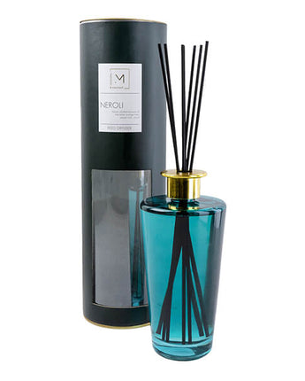 Refreshing Neroli Cotton Scented- Reed Diffuser in Sleek Glass Bottle, 500ML