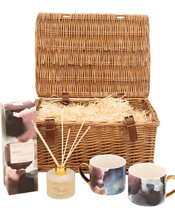 The Madison & Mayfair Gift Hamper in a Brown Woven Basket