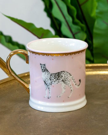 Tankard Mug Cheetah Print