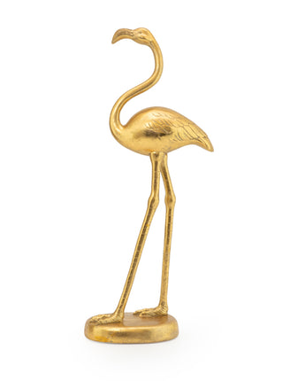 Gold Flamingo Art Deco Ornament