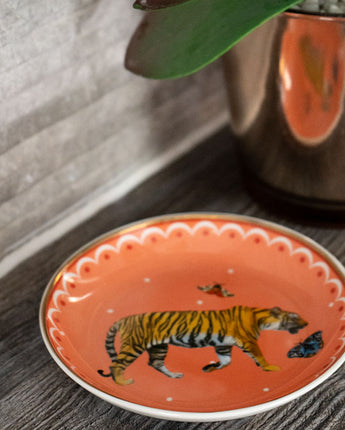 Tiger Print Design Trinket Dish