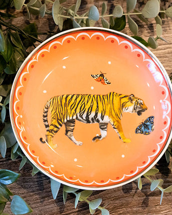 Tiger Print Design Trinket Dish