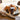 Black and Beige Rush Paper Stripe Plate