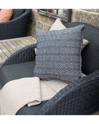 Textured Woven Moroccan Style Throw in Taupe